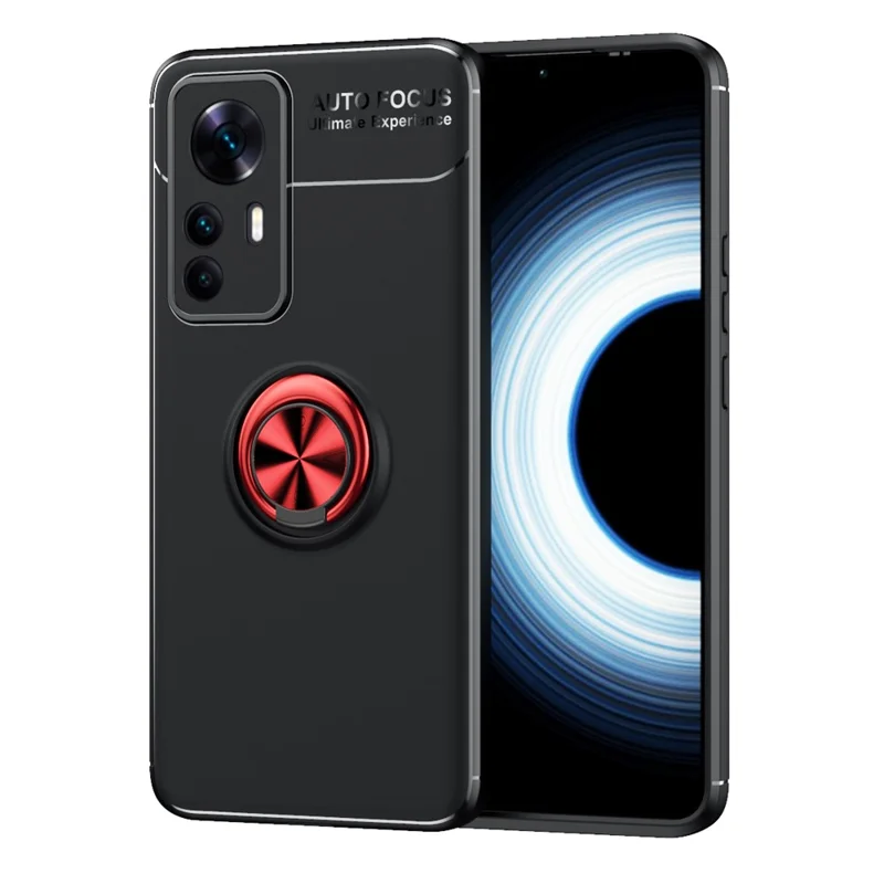 Para Xiaomi Redmi K50 Ultra 5G Soft TPU Topa Topa Peleto Anem - Preto / Vermelho
