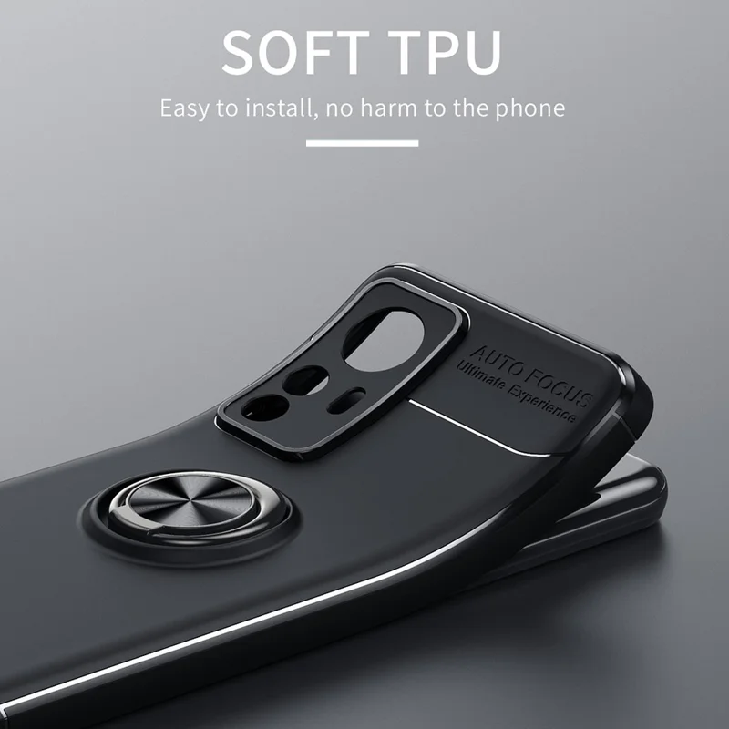 Para Xiaomi Redmi K50 Ultra 5G Soft TPU Topa Topa Peleto Anem - Preto / Vermelho