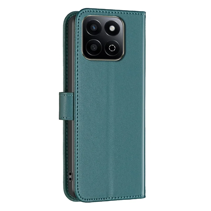 BINFEN COLOR BF17 For Honor X7c 5G / X7c 4G / 200 Smart 5G Case Wallet Folio Flip Leather Cover - Green
