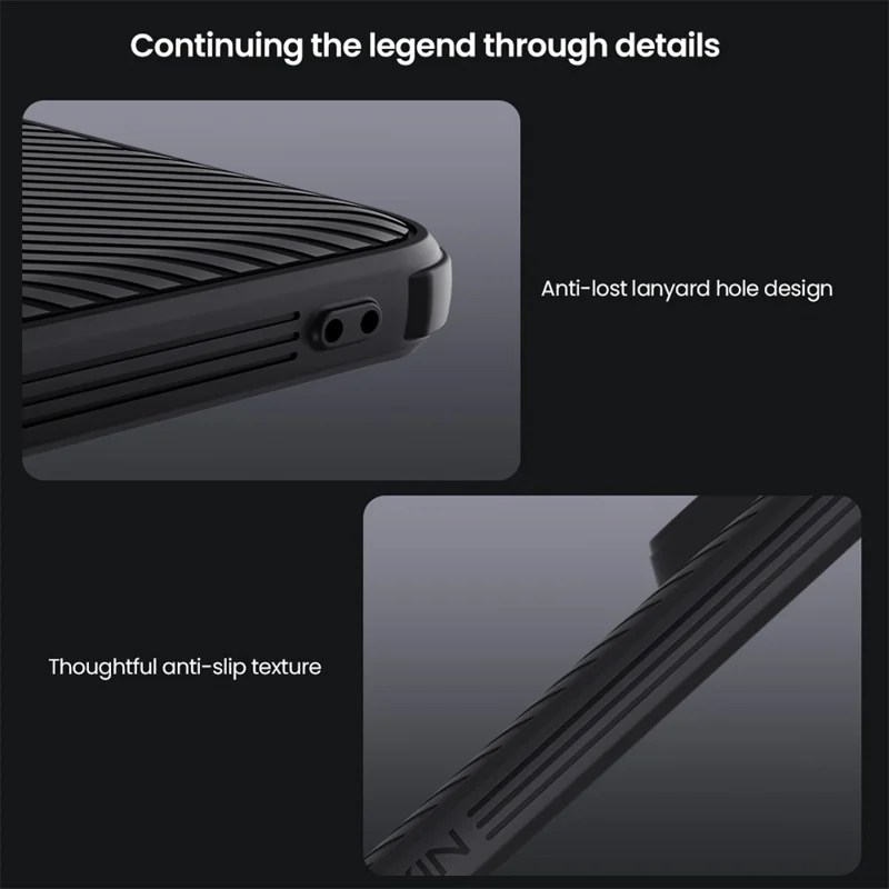 NILLKIN Camshield Pro Series for Xiaomi Redmi Note 14 Pro 5G / Poco X7 5G Case PC+TPU Slide Camera Lid Phone Cover - Green