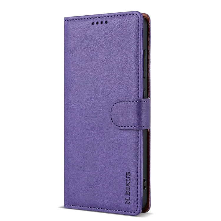 N.BEKUS CSJ-001 Custodia a portafoglio in pelle PU per Samsung Galaxy S25 - Viola