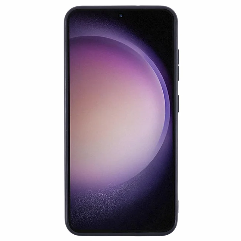 SUTENI H17 Para Samsung Galaxy S23+ Capa Magnética Slots para Cartões Couro+TPU Suporte para Celular - Cáqui