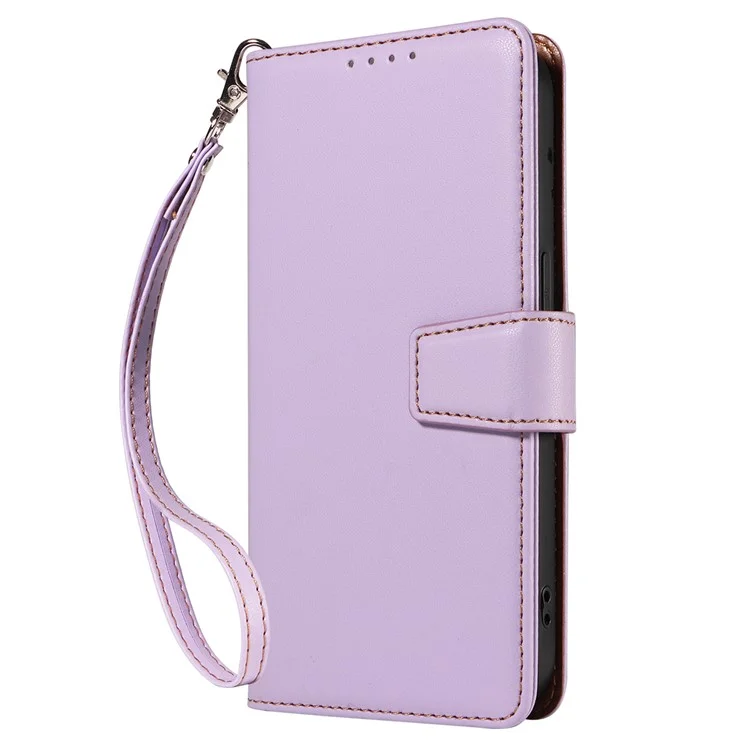 For Samsung Galaxy A35 5G Case RFID Blocking PU Leather Wallet Flip Phone Cover with Wrist Strap - Lavender Purple

Für Samsung Galaxy A35 5G Hülle RFID-blockierendes PU-Leder-Geldbörsen-Flip-Handyhülle mit Handgelenkband - Lavendelpurpur
