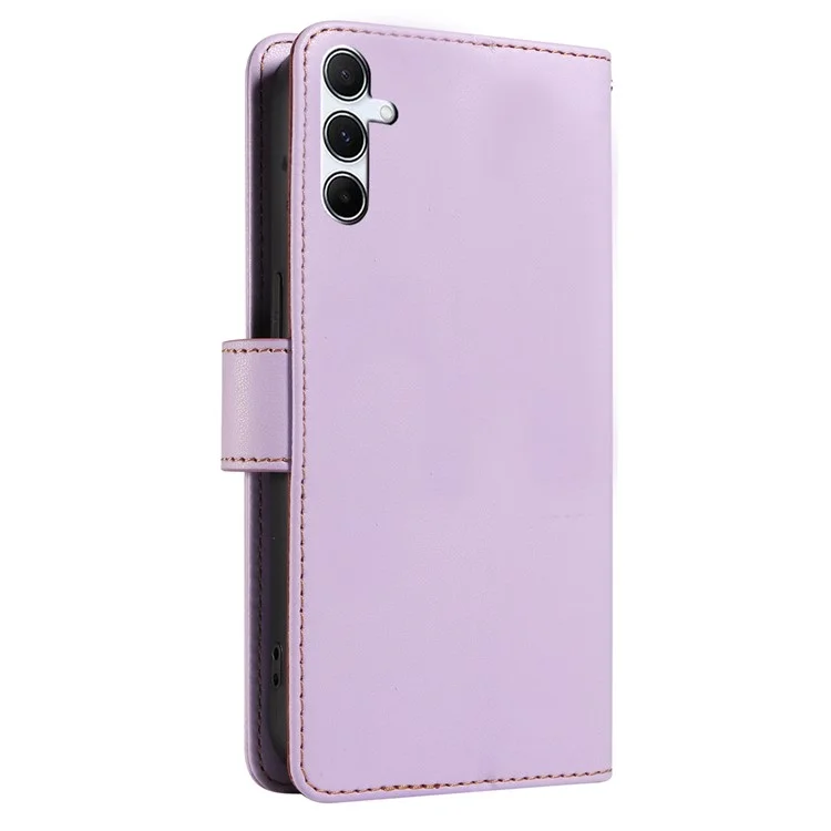 For Samsung Galaxy A35 5G Case RFID Blocking PU Leather Wallet Flip Phone Cover with Wrist Strap - Lavender Purple

Für Samsung Galaxy A35 5G Hülle RFID-blockierendes PU-Leder-Geldbörsen-Flip-Handyhülle mit Handgelenkband - Lavendelpurpur