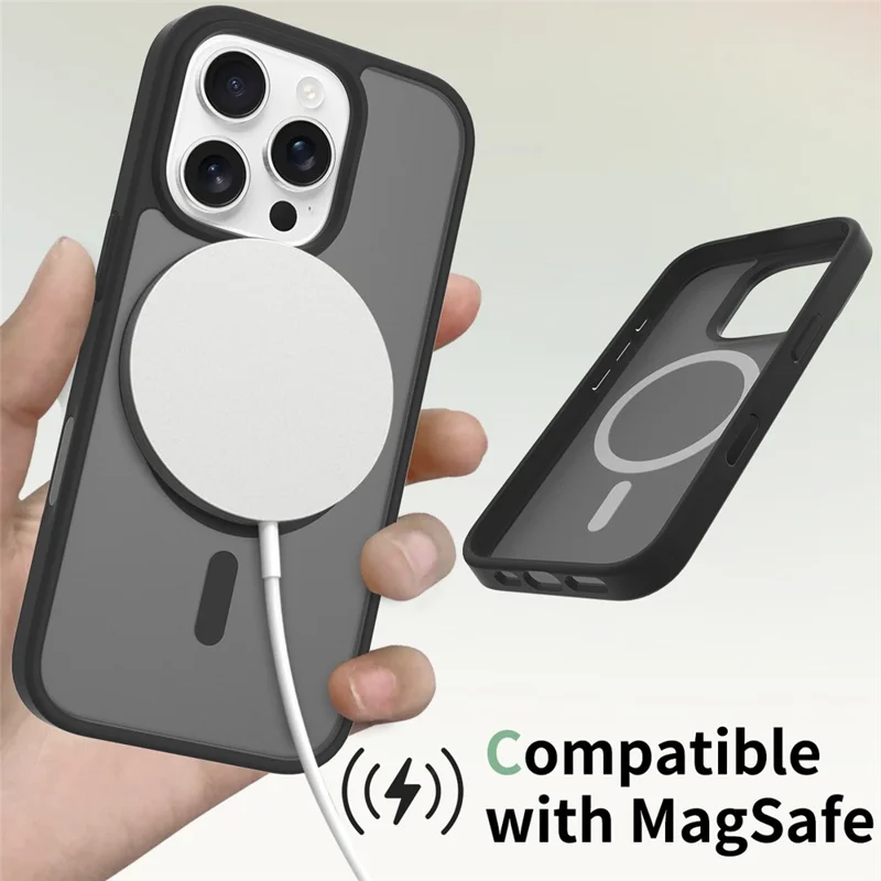 Bulk Purchasing For iPhone 16 Pro Max Case Compatible with MagSafe Independent Camera Button PC+TPU Cover - Blue