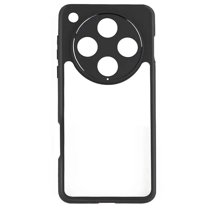 غطاء هاتف مقاوم للصدمات من PC+TPU شفاف خلفي لهاتف Oppo Find X8 Pro 5G