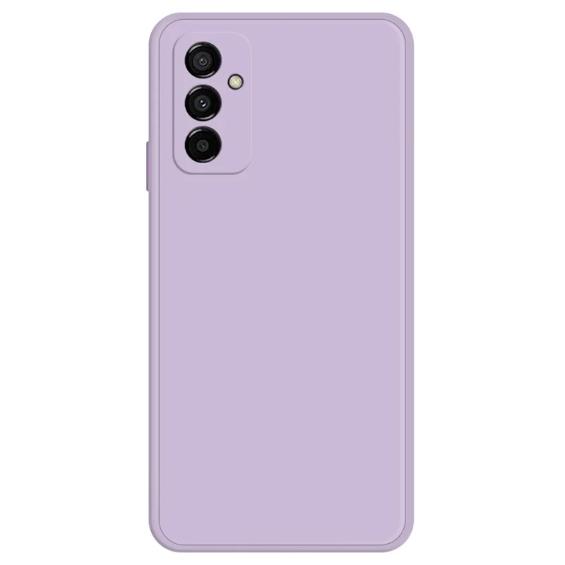 For Samsung Galaxy M23 5G / F23 5G Case Drop Resistant Rubberized TPU Straight Edge Phone Back Cover - Purple