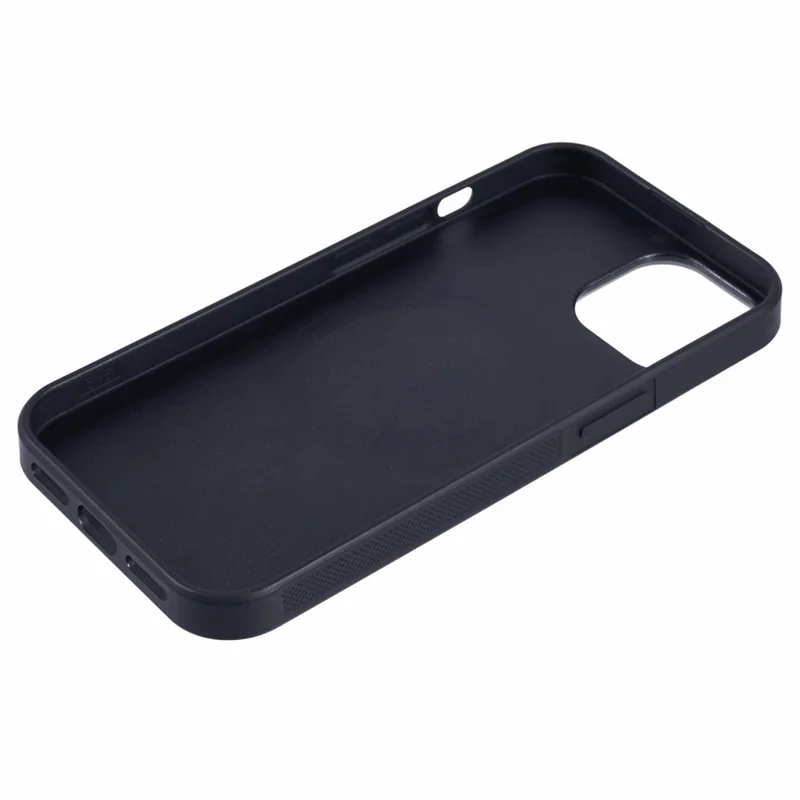 For iPhone 13 Magnetic Case Forged Texture Aramid Fiber+TPU Anti-Slip Phone Cover - Green