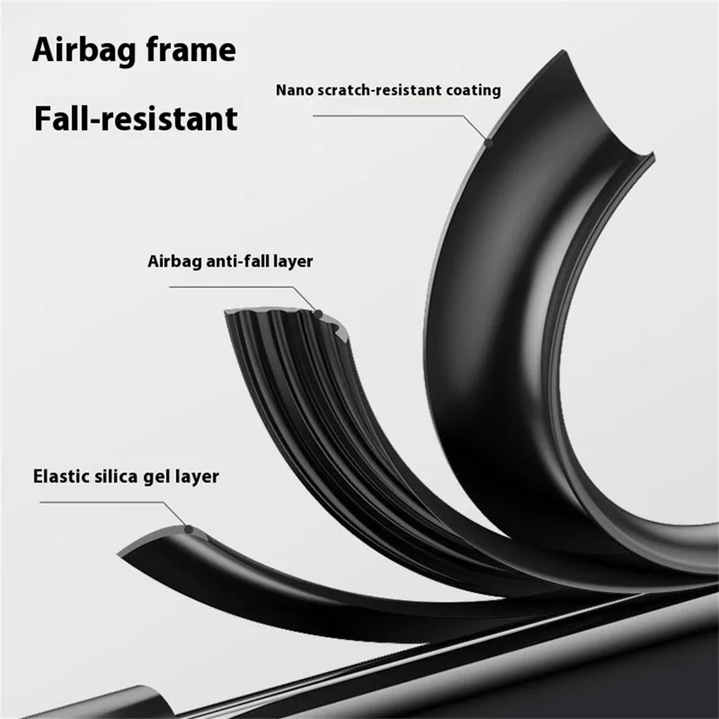 غطاء لهاتف Oppo Find X8 Pro 5G مقاوم للسقوط من جلد PU + TPU - أسود