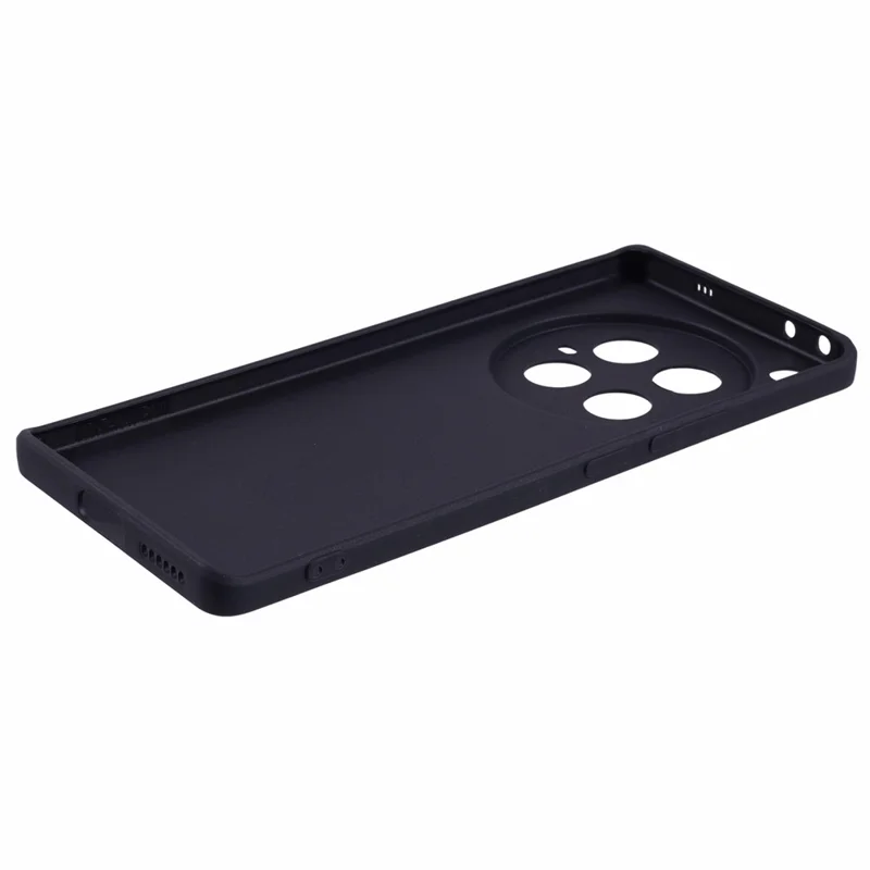 For Infinix Zero 40 5G Case Precise Cut-Outs Straight Edge TPU Shockproof Phone Cover - Black