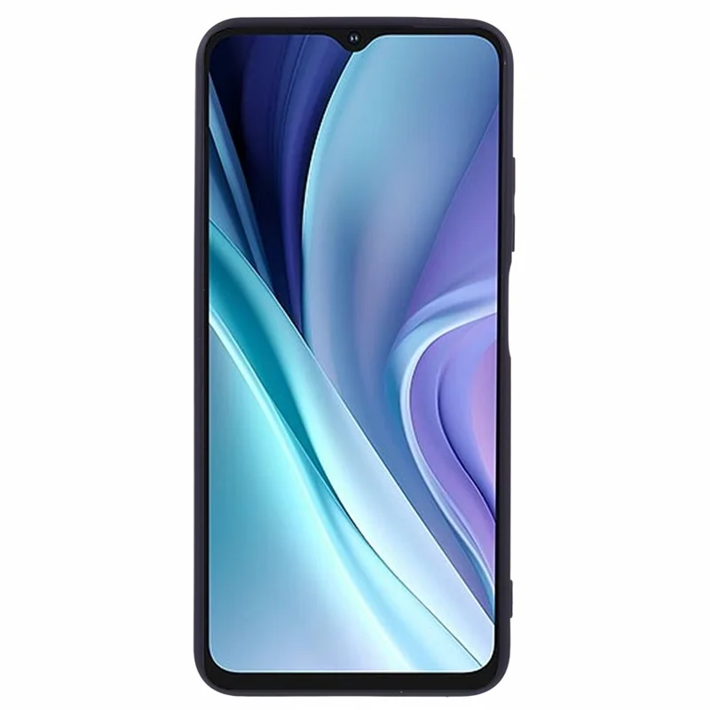 For itel A50 Case Precise Cut-Outs Straight Edge TPU Shockproof Phone Cover - Black