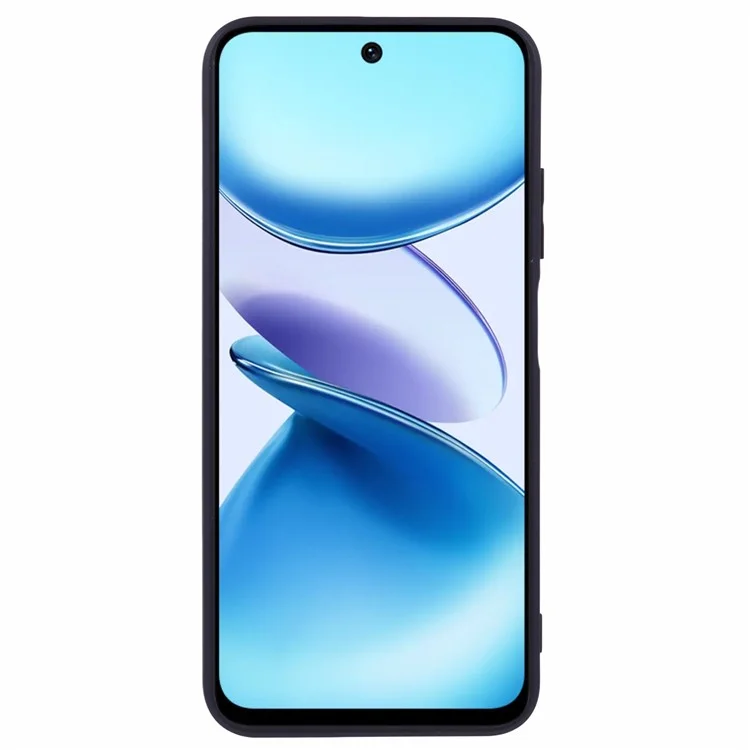 Funda para Infinix Smart 9 4G con recortes precisos, borde recto, TPU a prueba de golpes - Negro