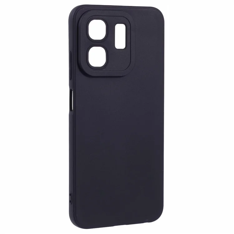 Funda para Infinix Smart 9 4G con recortes precisos, borde recto, TPU a prueba de golpes - Negro