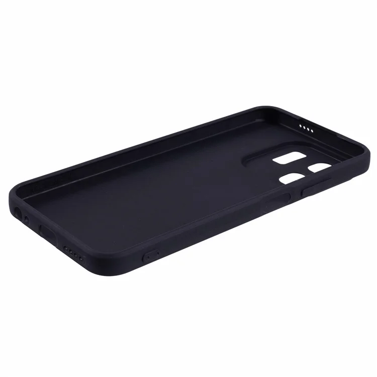 Funda para Infinix Smart 9 4G con recortes precisos, borde recto, TPU a prueba de golpes - Negro