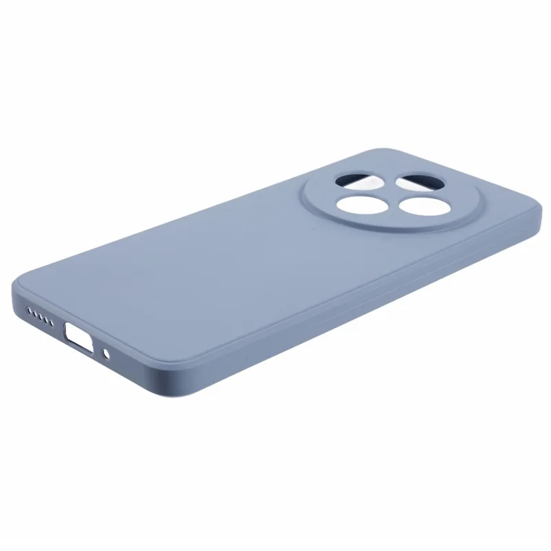 Case For Xiaomi Redmi 14C 4G / Redmi 14R 5G / Poco C75 4G Precise Cut-Outs Straight Edge TPU Shockproof Phone Cover - Lavender Grey