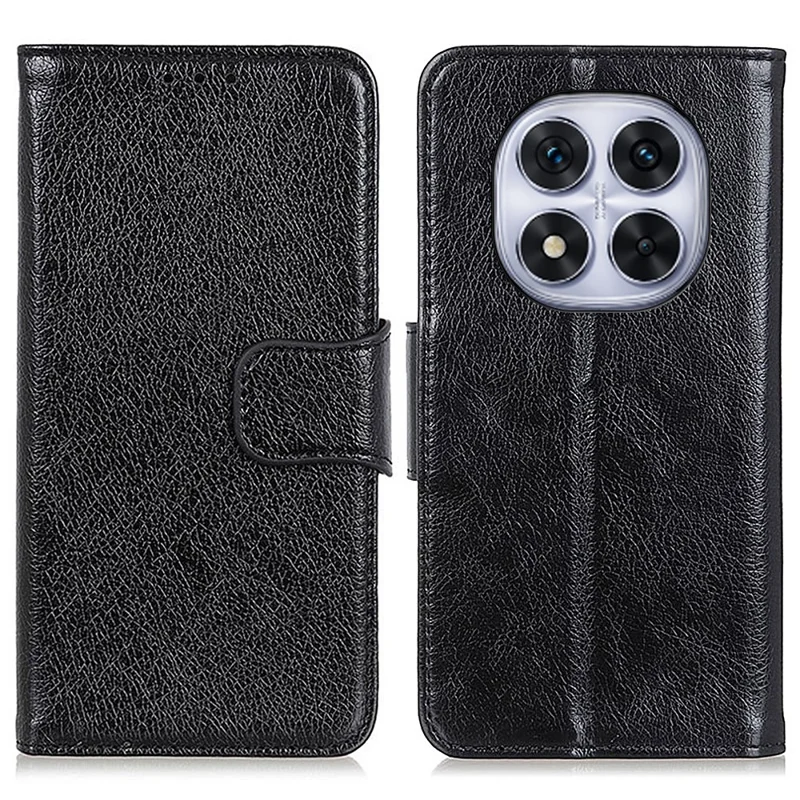 Для Xiaomi Redmi Note 14 Pro 5G Чехол Nappa Texture Split Leather Wallet Phone Cover - Черный