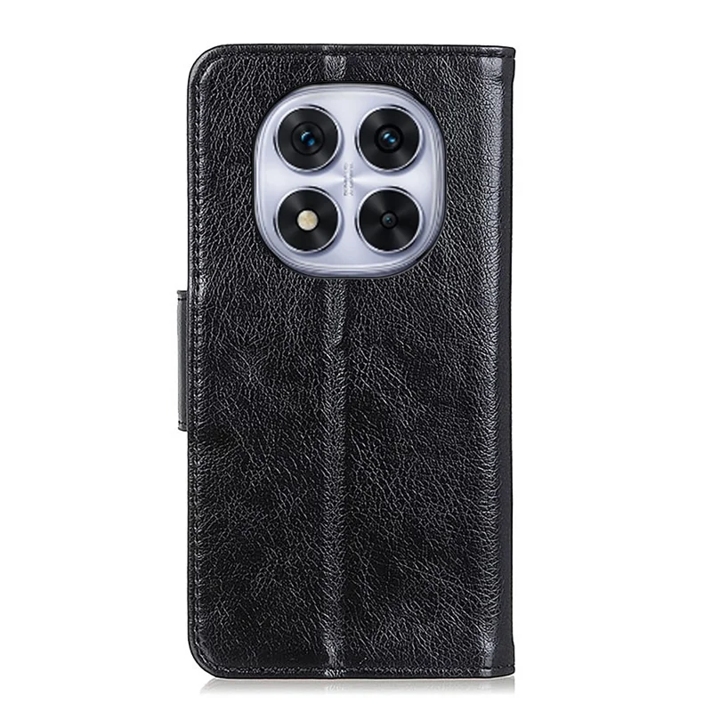 Для Xiaomi Redmi Note 14 Pro 5G Чехол Nappa Texture Split Leather Wallet Phone Cover - Черный