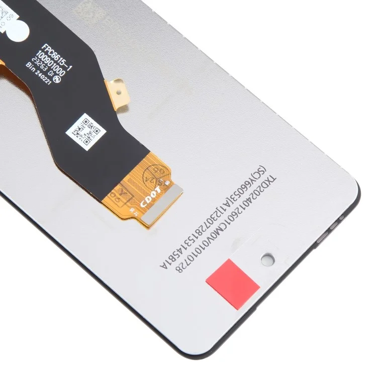 For itel P55 A666L, A666LN Grade C LCD Screen and Digitizer Assembly Replacement Part (Without Logo)