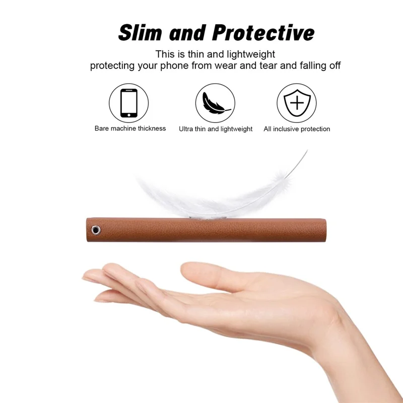 For Honor 200 5G Case Ultra-Thin PU Leather + TPU Phone Cover with Card Slot - Brown