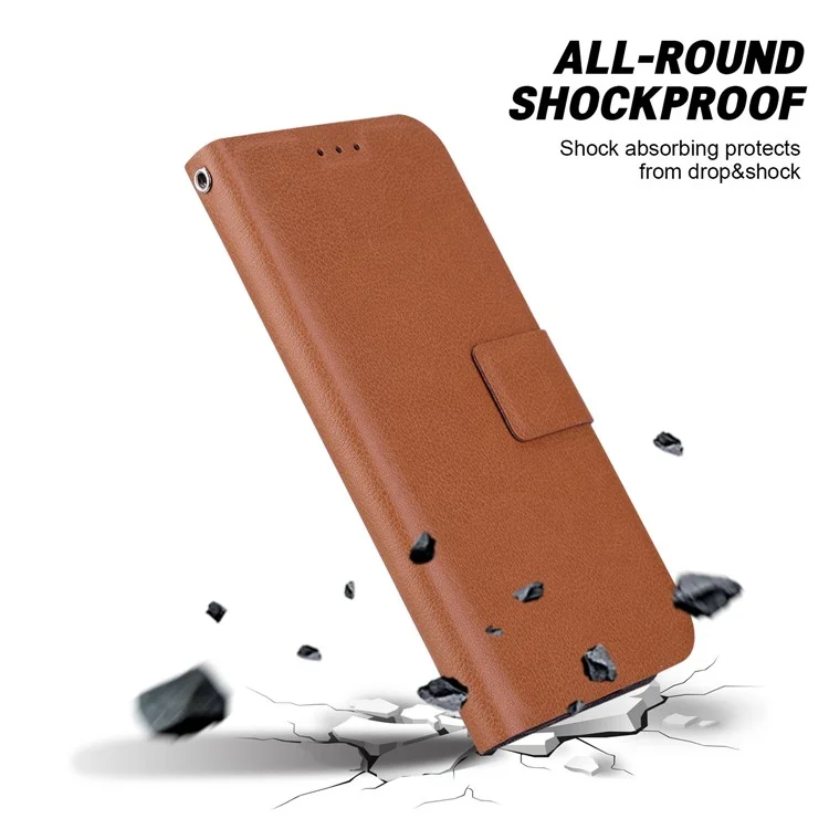 For Honor 200 Lite Case Ultra-Thin PU Leather + TPU Phone Cover with Card Slot - Brown