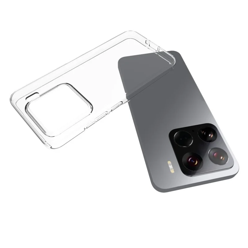 Groothandel voor Xiaomi 15 Doorzichtige Telefoonhoesje Watermerkbestendige TPU Achterklep
