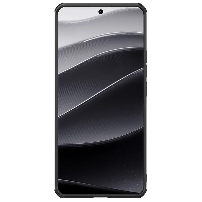 NILLKIN Frosted Shield Pro For Xiaomi Redmi Note 14 Pro+ 5G Case Matte PC+TPU Phone Cover - Black