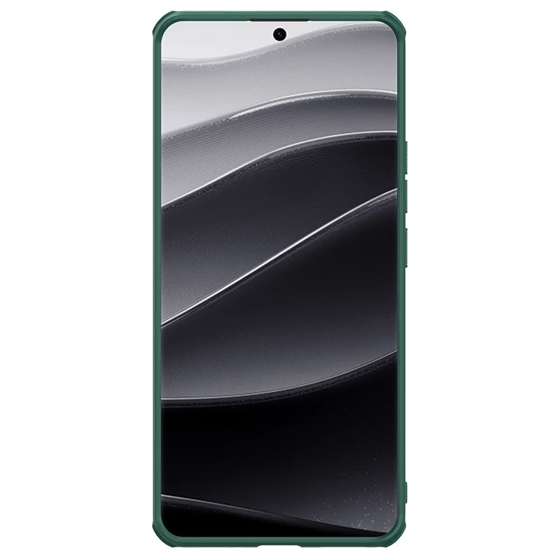 NILLKIN Frosted Shield Pro For Xiaomi Redmi Note 14 Pro+ 5G Case Matte PC+TPU Phone Cover - Green