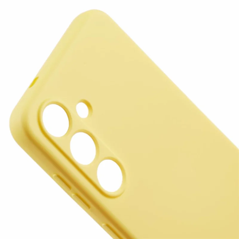 For Samsung Galaxy S25 Case Arc Edge 2.0mm TPU Protective Phone Cover - Yellow