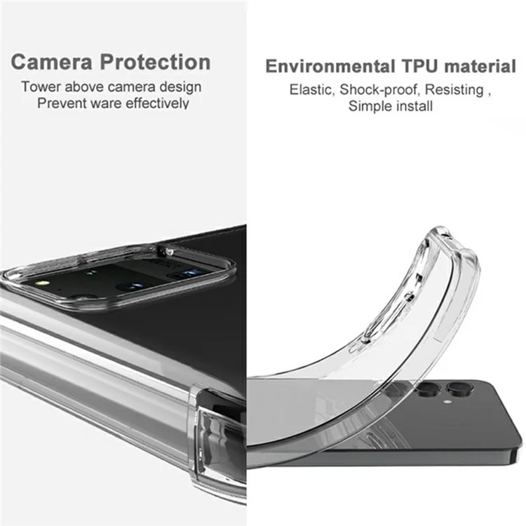 IMAK Für HMD Skyline Case TPU Handyhülle Airbag Stoßfest Schutz - Transparent