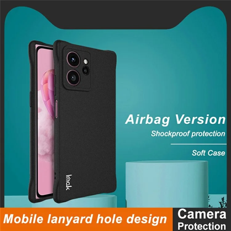 Coque de téléphone IMAK pour HMD Skyline en TPU, protection antichoc - Noir