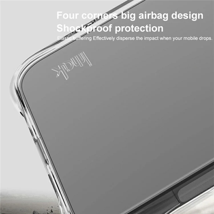 Coque de téléphone IMAK pour HMD Skyline en TPU, protection antichoc - Noir