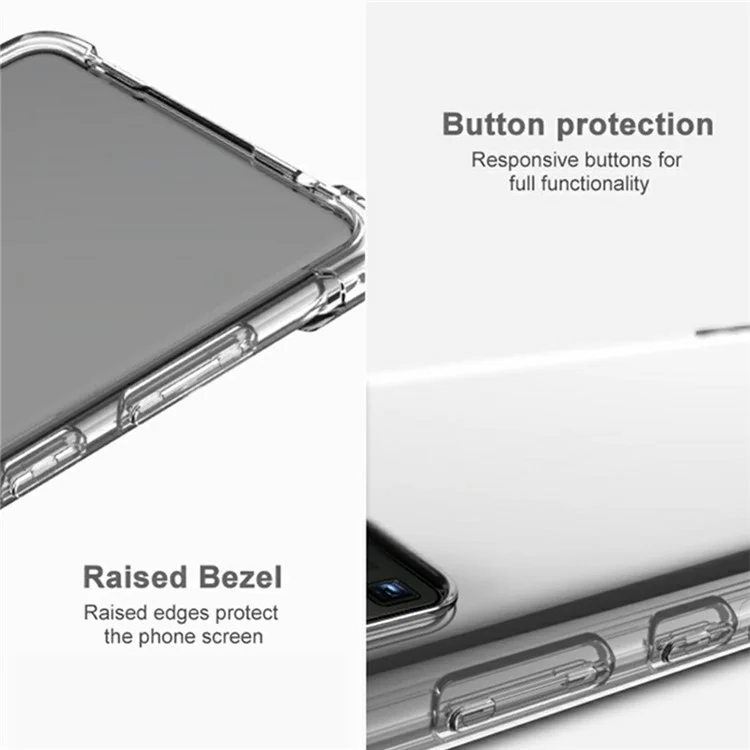 Coque de téléphone IMAK pour HMD Skyline en TPU, protection antichoc - Noir