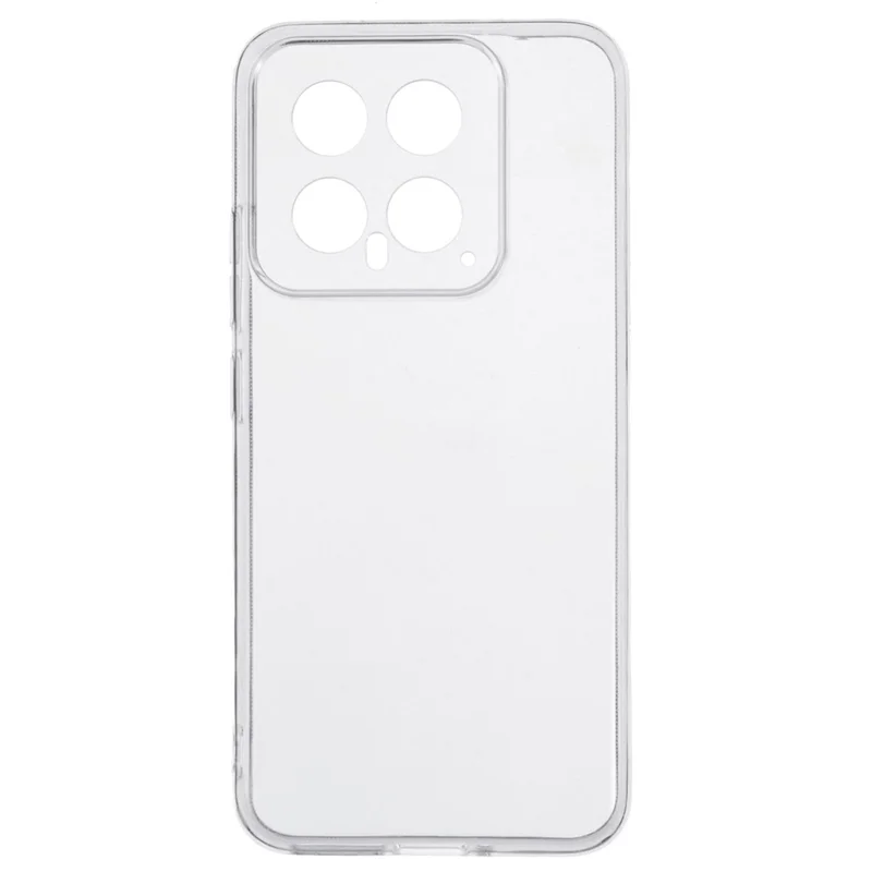 For Xiaomi 14 Case Watermark-Free 2.0mm Clear Phone TPU Cover