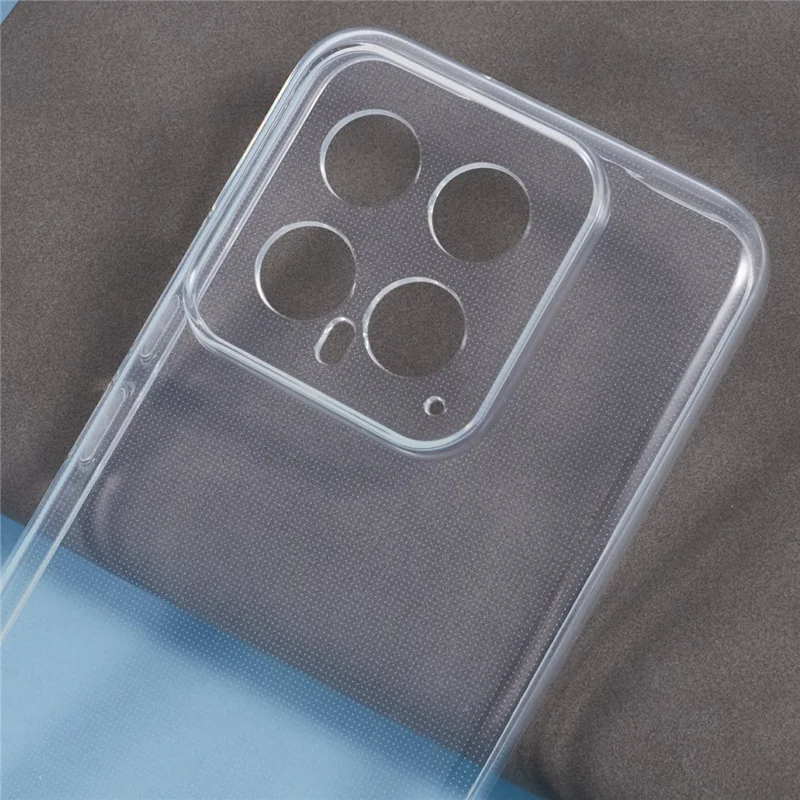 For Xiaomi 14 Case Watermark-Free 2.0mm Clear Phone TPU Cover