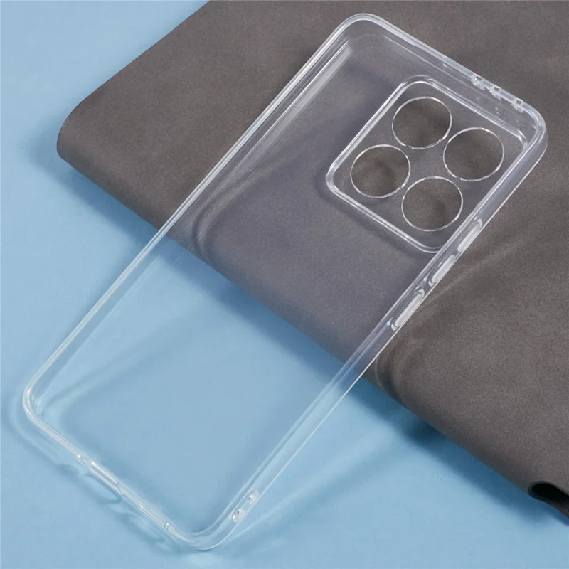 For Xiaomi 14T Case Watermark-Free 2.0mm Clear Phone TPU Cover