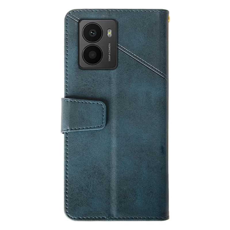 IDEWEI For HMD Fusion 5G Case Leather Wallet Phone Cover Stand Calf Texture - Blue