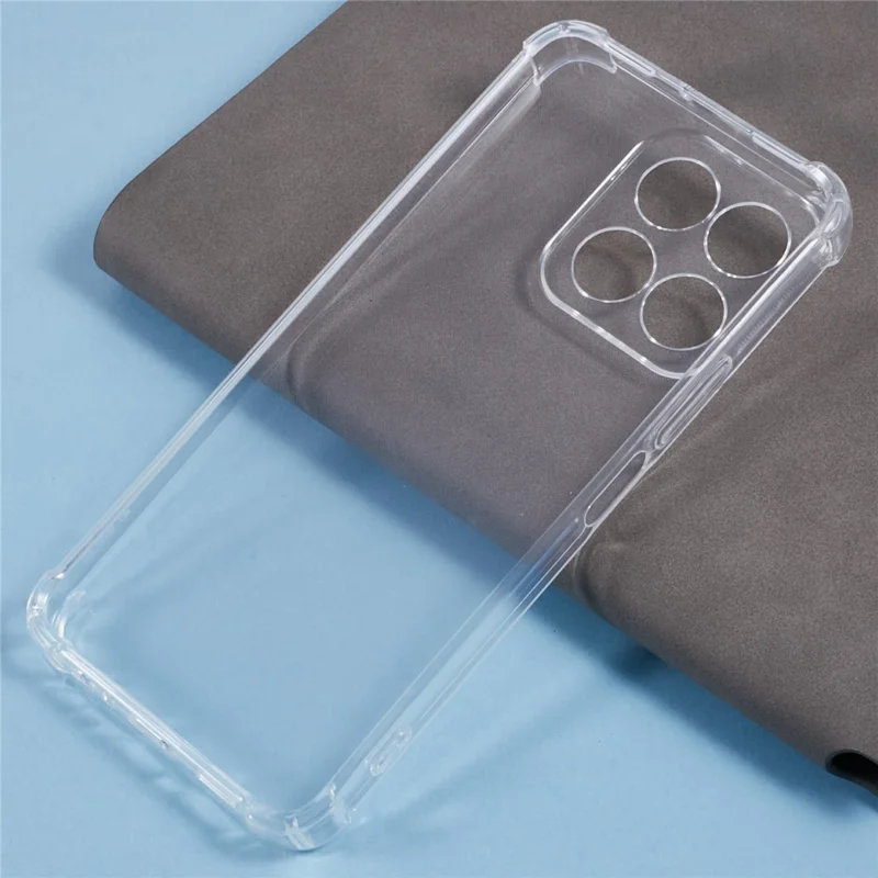 غطاء هاتف شفاف للشراء بالجملة لهاتف Honor X5b، غطاء TPU بزوايا مقوى (قص دقيق)