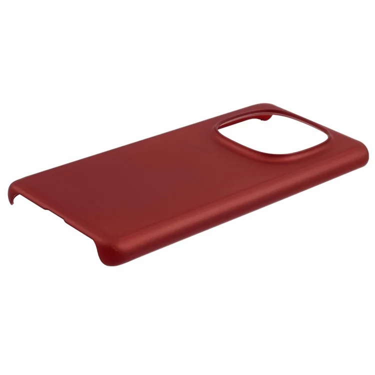 For Xiaomi Redmi Note 14 Pro+ 5G Case Hard PC Frosted Minimalist Phone Cover - Red