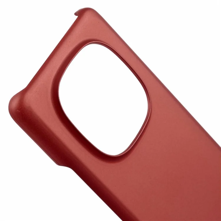 For Xiaomi Redmi Note 14 Pro+ 5G Case Hard PC Frosted Minimalist Phone Cover - Red