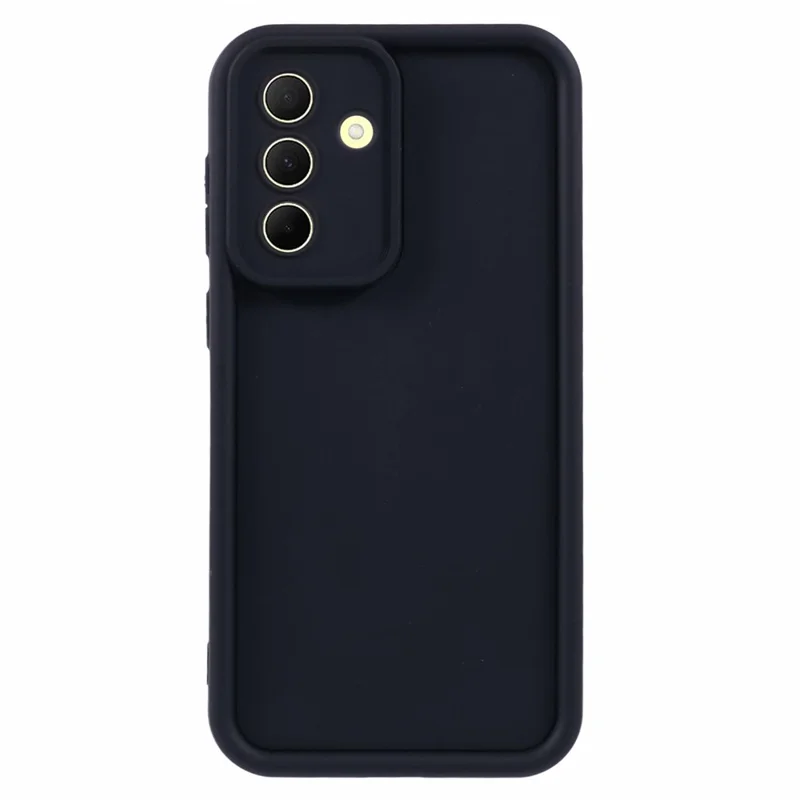 Per Samsung Galaxy A36 5G Case Grooved Design TPU Anti-Slip Phone Cover - Nero
