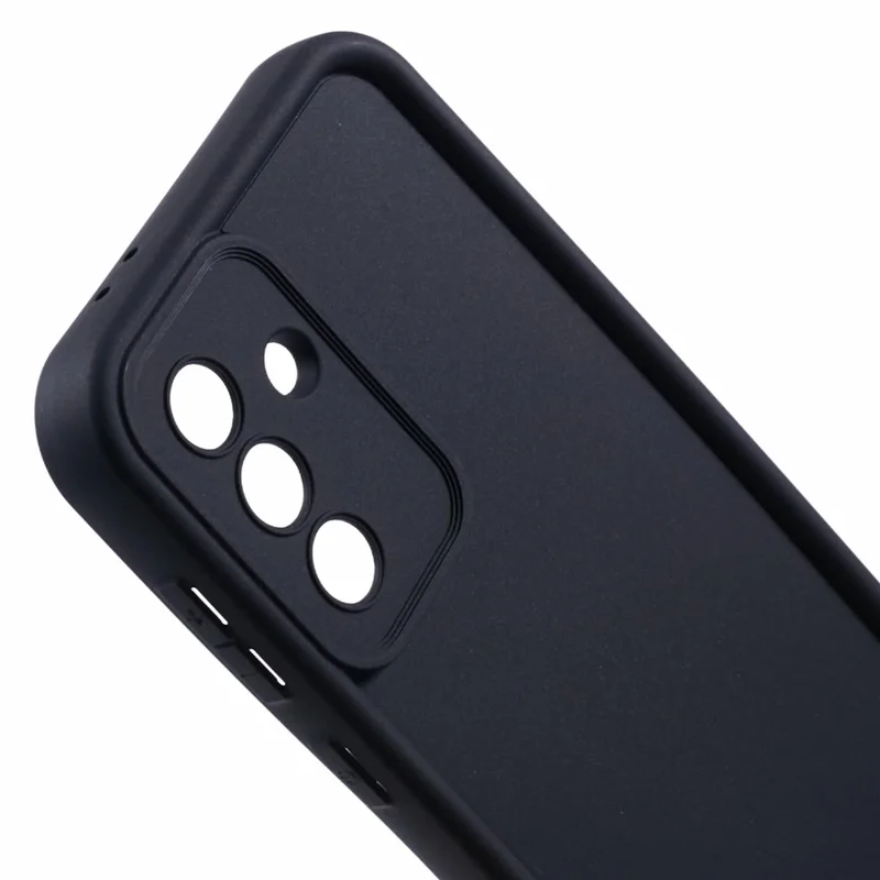 Per Samsung Galaxy A36 5G Case Grooved Design TPU Anti-Slip Phone Cover - Nero