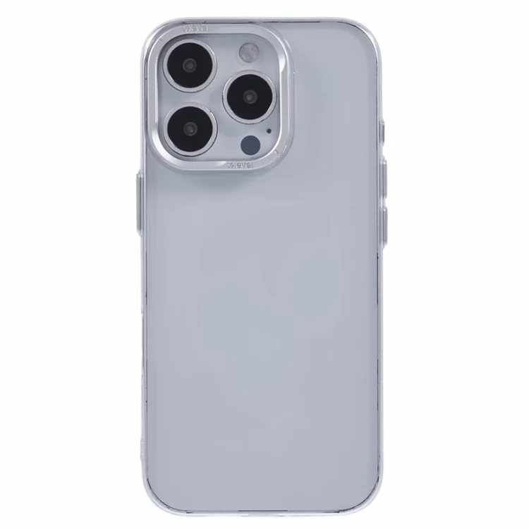 X-LEVEL For iPhone 16 Pro Clear Case with Lens Frame Kickstand PC Slim Phone Back Cover