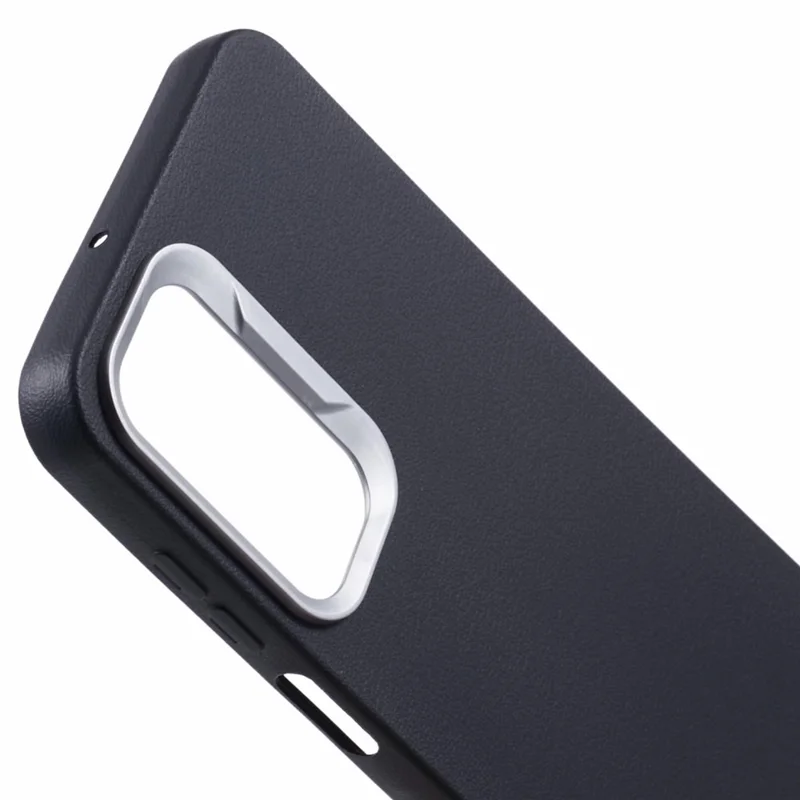 For Samsung Galaxy A16 5G  /  4G Case Leather Textured TPU Shockproof Phone Cover - Black