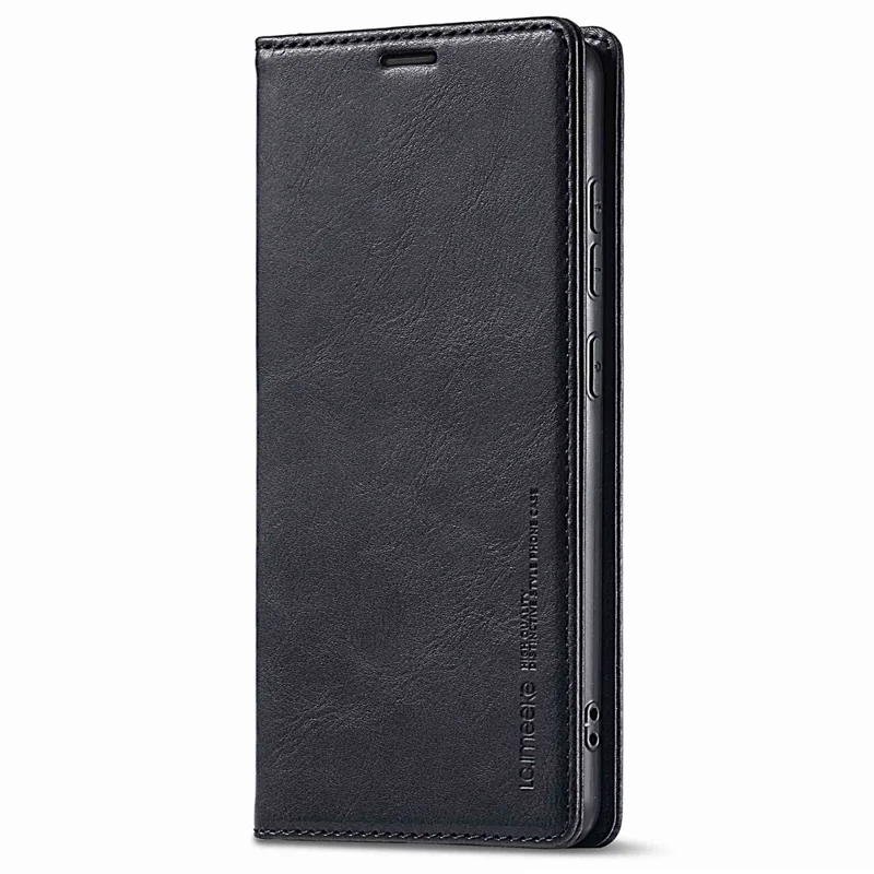 LC.IMEEKE Anti-shock Phone Case for Samsung Galaxy A53 5G, RFID Blocking Magnetic Closure Flip Wallet Stand Cell Phone Cover - Black