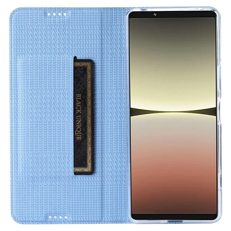Serie VILI DH Per Sony Xperia 5 IV 5G PU Leather + TPU Pover Coperco Coperchi - Blu