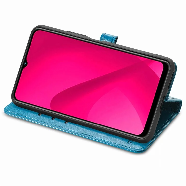 Étui en cuir pour Xiaomi Redmi 14C 4G / 14R 5G / Poco C75 4G Housse de téléphone à rabat portefeuille Motif mignon chat chien - Bleu