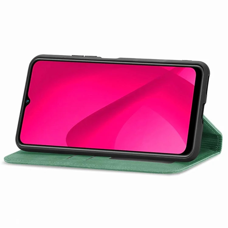 Étui en cuir pour Xiaomi Redmi 14C 4G / 14R 5G / Poco C75 4G, sensation de toucher de la peau, porte-cartes, coque de téléphone à absorption magnétique - Vert