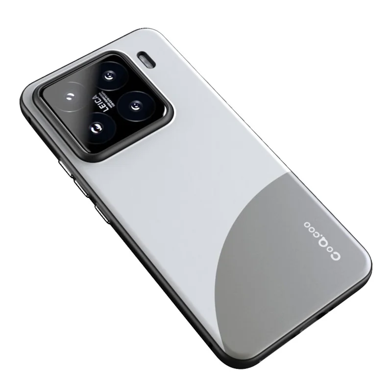 Q.COO For Xiaomi 15 Pro TPU Case Contrast Color Skin-Touch Phone Cover - White