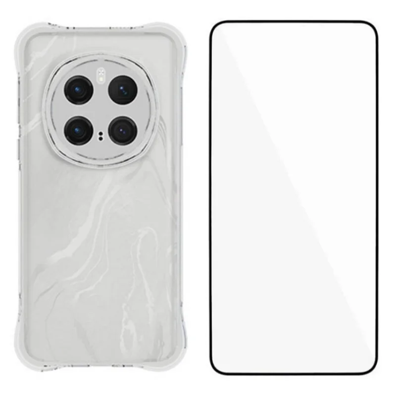 WANLONFENG WL Series for Honor Magic7 Pro 5G TPU Case 2.0mm Phone Cover with Tempered Glass Film
