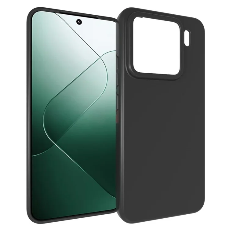 Custodia MS Series WANLONFENG per Xiaomi 15 in TPU con retro opaco e vetro temperato (obiettivo con foro grande)